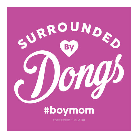 Surrounded by Dongs Sticker