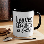 Leaves, Leggings & Lattes Coffee Mug, 11oz